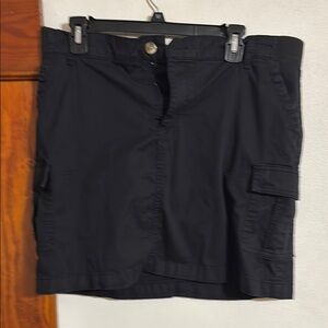 Lee Black Skorts with Relaxed Fit